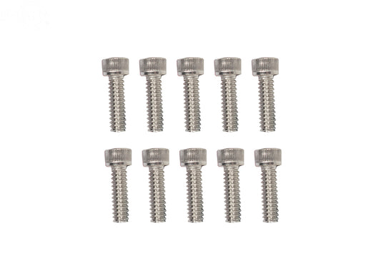 Pack of 10 Blades Bolt 10-24 X 1" Walker Rotary (8801)