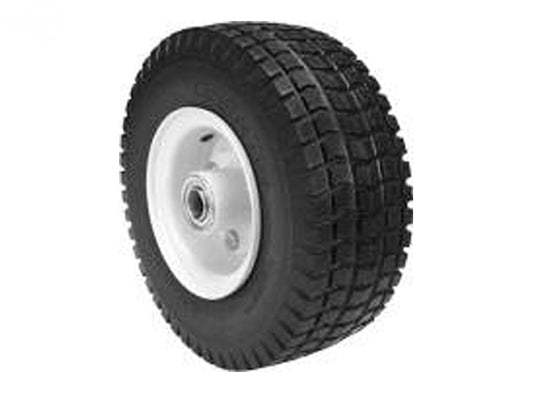 Wheel Assembly Solid Foam (9 X 350 - 4) Velke (White) Rotary (8867)
