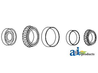 Wheel Bearing Kit (6 Bolt Hub) for Rhino (8A996)