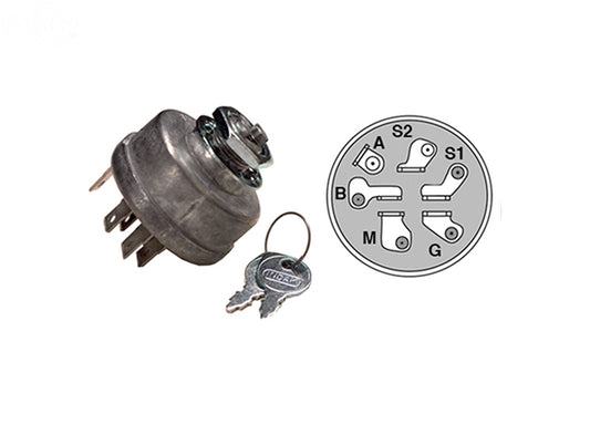 Ignition Switch For John Deere Rotary (9166)