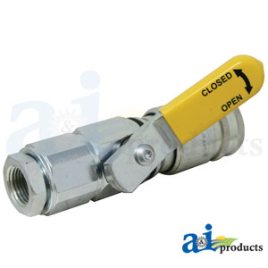 1/2" Ball Style Left Hand Coupler Body 1/2-14 NPTF (9250-4L)
