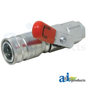 Right Hand Hydraulic Female Coupler Body 1/2-14 NPTF (9250-4R-P)