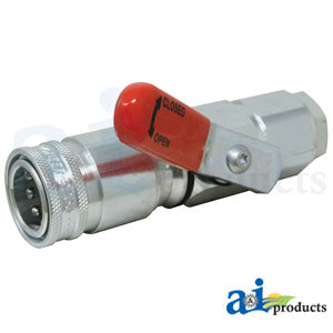 Right Hand Hydraulic Female Coupler Body 1/2-14 NPTF (9250-4R)