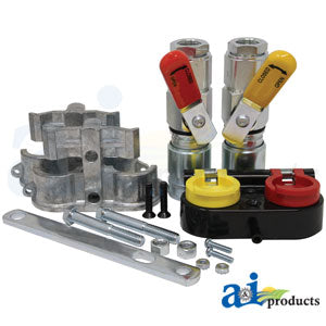 1/2-14 NPFT Hydraulic Coupler Assembly 3000 PSI, 12 GPM (9500-4-P)