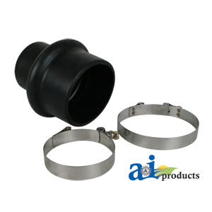 Centri Rubber Hump Hose Reducer with 2 Clamps 4"-3"	 (954030)
