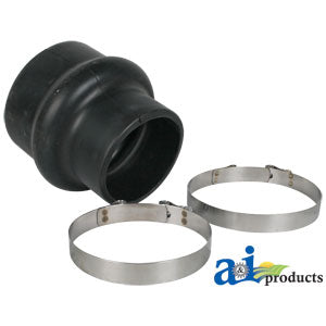 Centri Rubber Hump Hose Reducer with 2 Clamps 5"-4"	 (955040)