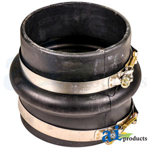 Centri Rubber Hump Hose Reducer with 2 Clamps 6"-5.5"	 (956055)