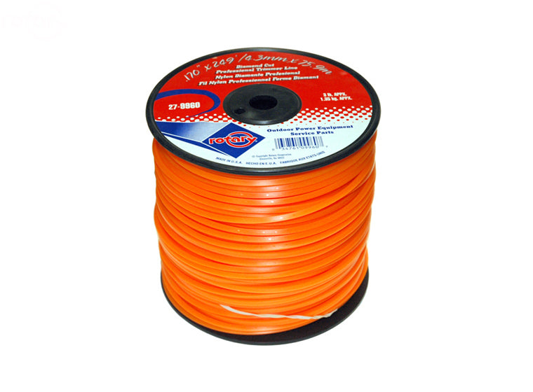 Trimmer Line .170 3Lb Spool Diamond Rotary (9960)