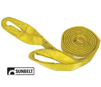 15000 lbs. 20' x 2" with Loops Nylon PRO GRIP Tow Strap (B1151520)