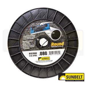 Titanium Power Trimmer Line, .080" Round 3 Pounds (B157080)