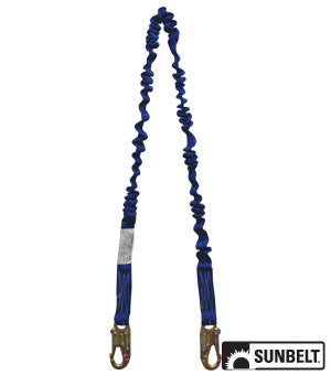 1" X 6' Nopac Energy Absorbing Lanyard (B1AB31104)
