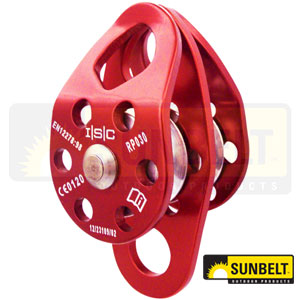 Arborist Pulley-ISC, Eiger, Small Double, Aluminum (B1ABIRP030A)