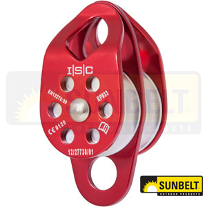 Arborist Pulley-ISC, Medium Double, Aluminum	 (B1ABIRP033A)