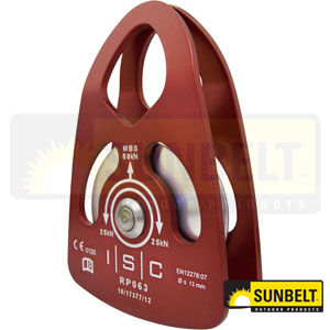 Arborist Pulley-ISC, Prussik, Medium Single, Aluminum (B1ABIRP063)