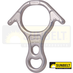 Arborist Polished Aluminum Figure 8-ISC, 35Kn (B1ABRP100A)