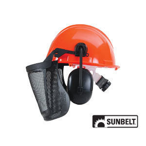 forestry Helmet, Visor, and Ear Muffs (B1AC172)