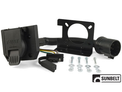 7-way and 4-way Combo Trailer Wiring Socket Curt 55774 (B1CM55774)