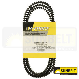5/8" x 78.74" Double Cog Aramid Cord Deck Belt for John Deere GT225 (M150717)