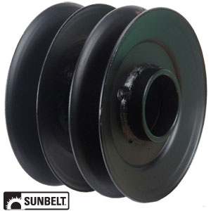Double deck pulley fits Yard Machine hydrostatic lawn tractor model series 690-699 (B1MT59)