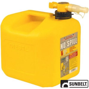 Fuel Can, No-Spill CARB Diesel Can (5 gallon) (B1NS1457)