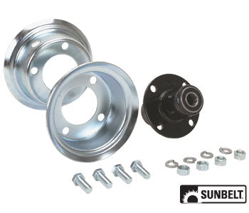4" Demountable Wheel Assembly (B1SB371)