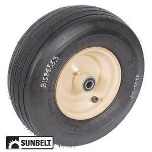 13"X5"X6" Tubeless Ribbed Caster Wheel in Tan Scag 48192-01 (B1SB8553)