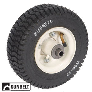 9"X3.5"X4" Traction Caster Wheel in White Carlisle 100471SU (B1SB8575)