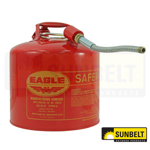 Fuel Can, Eagle Type-II Safety Cans (5 gallon) U2-51-S (B1SC6)