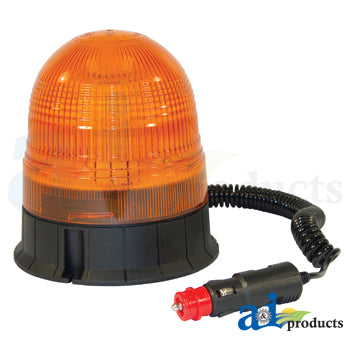 Beacon, 40 LED, Amber, Magnetic Base, Power Cord	 (BLA9814)