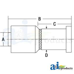 (HW-C62) Code 62 Flange Head - Straight (C62-16-16-W)