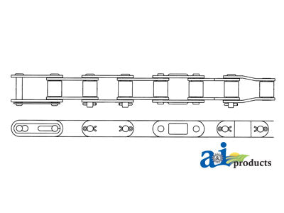 10 Foot CA620 Conveyor Series Chain (CA620)