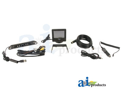 CabCAM Wired 3.5" Digital Color Video System w/ License Plate Mount Camera (CC35M1C)