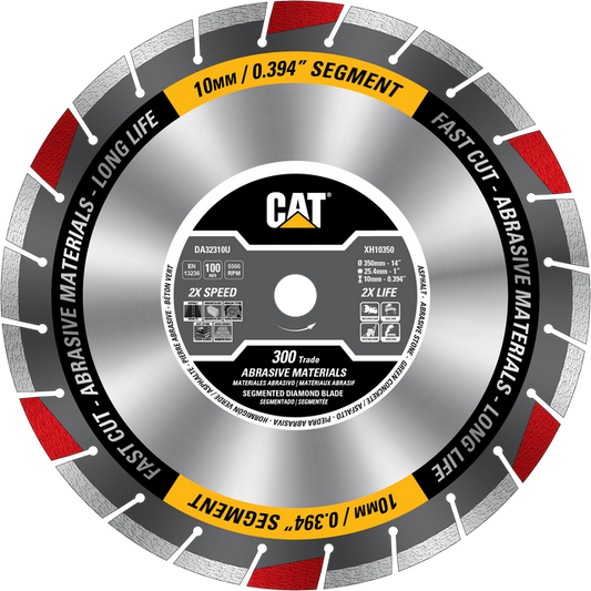 Caterpillar® 300 Trade Segmented Abrasive Materials Diamond Blade 14" (DA32310U)