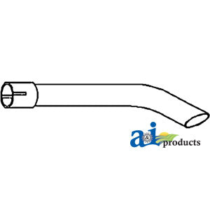 Exhaust Extension for Allis Chalmers 79023425 (EE334)