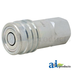 Female Flat Face Hydraulic Coupler 1-1/16"-12 UNF SW14706 (FEM-501-12FO-NL)