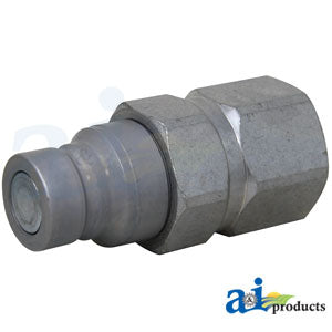 Male Flat Face Coupler ISO 16028 1/2"-14 NPSF fits Bobcat (FEM-502-8FP-P)