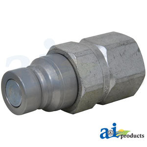 Male Flat Face Coupler ISO 16028 1/2"-14 NPSF fits John Deere XFEM-502-8FP (FEM-502-8FP)