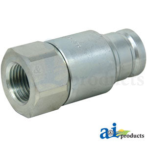 Flat Hydraulic Coupler Plug, Male, 1/2" NPT (FF-502-8FP-P)