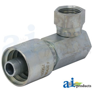 (HW-FJX90B) Female JIC 37° - Swivel - 90° Elbow Block (FJX90B-08-08-W)