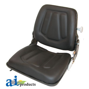 Black Seat for Case IH Skid Steer Loader (FLS122BL)