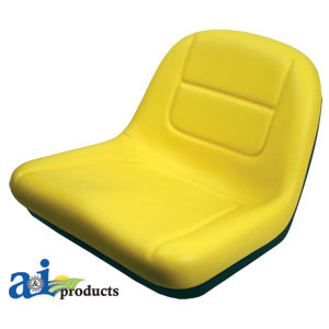 High Back Lawn Tractor Seat for John Deere AUC11476, GY21210, GY20664 (GY20496)