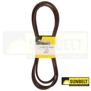 625" x 150.5" Wrapped Aramid Cord Deck Belt for Kubota (K5579-36800)