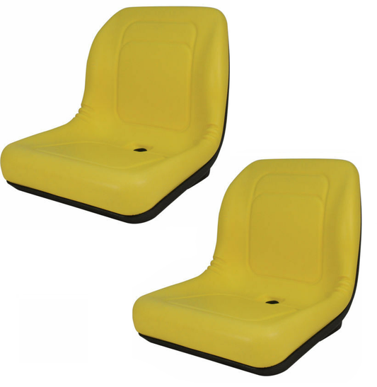 Set of Two High Back Seats for John Deere Trail, Worksite & Turf Gator 4X2 6X4 + Kubota (LGT100YL)