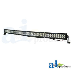 Work Lamp, Curved Double Row Light Bar, E-Series LED, Combo Flood / Spot, 50" (LTB350CE)