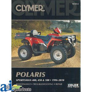 464 Page Service, Repair & Maintenance Manual for Polaris Sportsman: DUSE, H.O., RSE, 400, 500 & Worker: 500; Xplorer: 500. (M365-3)