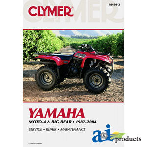 592 Page Service, Repair & Maintenance Manual for Yamaha YFM350 Big Bear & YFM350FW Big Bear (M490-3)