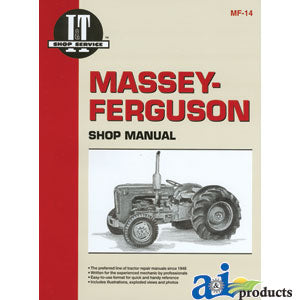 Massey-Ferguson Shop Manual 3505, 3525, 3545 Tractor (SMMF44)