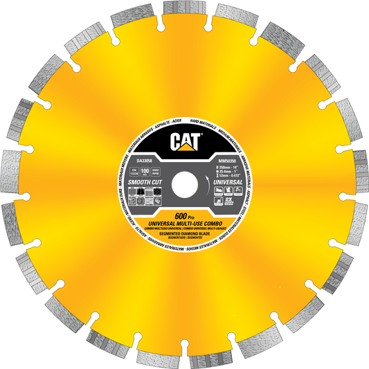 Caterpillar® 600 Pro Segmented Rim Diamond Blade 18" (DA33060U)