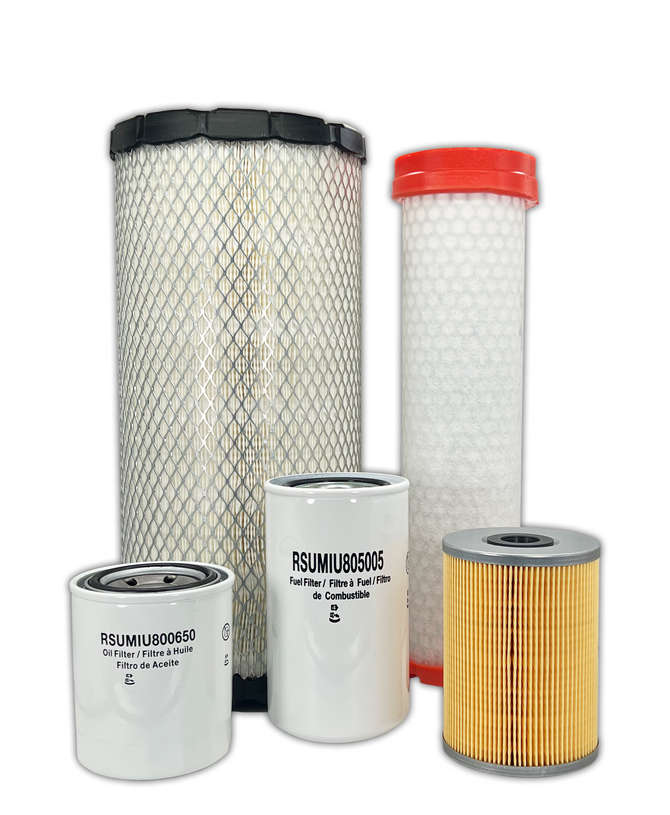 HERO® Maintenance Filter Kit For John Deere 244L Compact Loader (MSU-JD-0186)