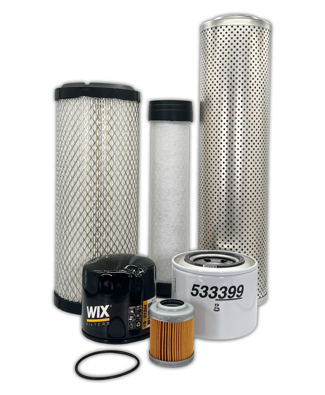 HERO® Maintenance Filter Kit For John Deere 27D Excavator (MSU-JD-0509)